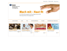 Tablet Screenshot of hautschutz-online.de